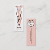Visite Mini Carte de profil de chaussures de ballet (Devant / Derrière)