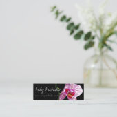 Visite Mini Carte de profil de conception orchidée (Debout devant)