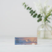 Visite Mini Carte de profil de coucher du soleil de mouette (Debout devant)