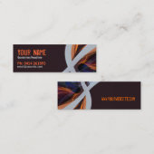 Visite Mini Carte de profil de croisements abstraits (Devant / Derrière)