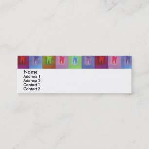 Visite Mini Carte de profil de dentiste