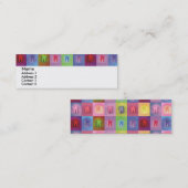 Visite Mini Carte de profil de dentiste (Devant / Derrière)