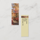 Visite Mini Carte de profil de ~ du chemin 27 d'automne (Devant / Derrière)