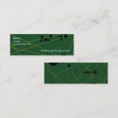 Visite Mini Carte de profil de flèche de l'espace (Devant / Derrière)