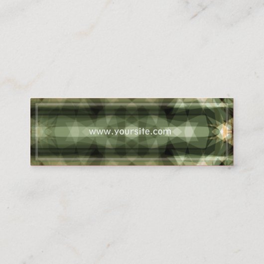 Visite Mini Carte de profil de Fragmente (Dos)