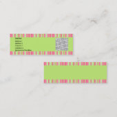 Visite Mini Carte de profil de fraise et de kiwi (Devant / Derrière)