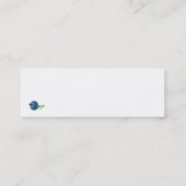 Visite Mini Carte de profil de frontière de coeur (Dos)