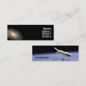 Visite Mini Carte de profil de galaxie (Devant / Derrière)