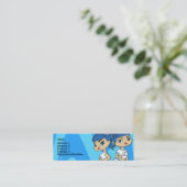 Visite Mini Carte de profil de Gémeaux (Debout devant)