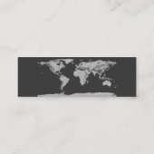 Visite Mini Carte de profil de globe (Dos)