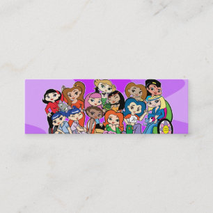 Visite Mini Carte de profil de groupe de Girlz de zodiaque