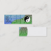 Visite Mini Carte de profil de Kung Fu (Devant / Derrière)