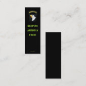 Visite Mini Carte de profil de la 101e division aéroportée (Devant / Derrière)