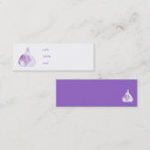 Visite Mini Carte de profil de l'ail pourpre (Devant / Derrière)
