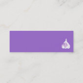 Visite Mini Carte de profil de l'ail pourpre (Dos)