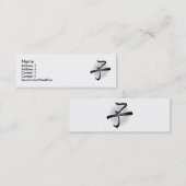 Visite Mini Carte de profil de l'enfant (Devant / Derrière)