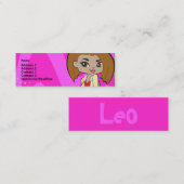 Visite Mini Carte de profil de Lion (Devant / Derrière)