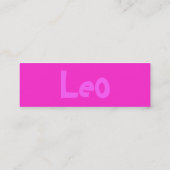 Visite Mini Carte de profil de Lion (Dos)