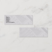 Visite Mini Carte de profil de marché boursier (Devant / Derrière)