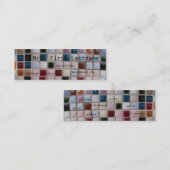 Visite Mini Carte de profil de mosaïque (Devant / Derrière)