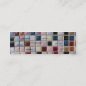 Visite Mini Carte de profil de mosaïque (Dos)