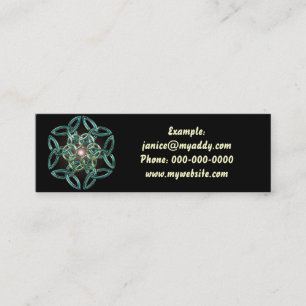 Visite Mini Carte de profil de noeud de cercle de Triquetra