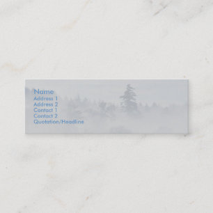 Visite Mini Carte de profil de paix