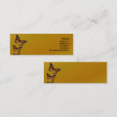 Visite Mini Carte de profil de papillon (Devant / Derrière)