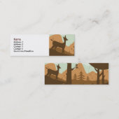 Visite Mini Carte de profil de paysage d'automne (Devant / Derrière)