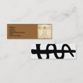 Visite Mini Carte de profil de Physican (Devant / Derrière)