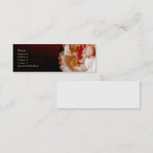 Visite Mini Carte de profil de pivoine (Devant / Derrière)