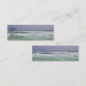 Visite Mini Carte de profil de plage (Devant / Derrière)