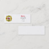 Visite Mini Carte de profil de pompier (Devant / Derrière)