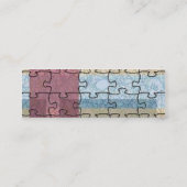 Visite Mini Carte de profil de puzzle Abstraite (Dos)