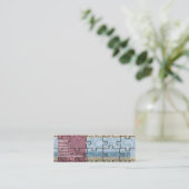 Visite Mini Carte de profil de puzzle Abstraite (Debout devant)