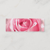 Visite Mini Carte de profil de rose de rose (Dos)