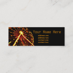 Visite Mini Carte de profil de roue de Ferris