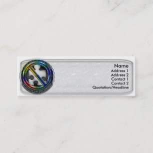 Visite Mini Carte de profil de sensibilisation sur l'autisme