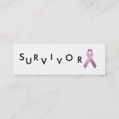 Visite Mini Carte de profil de survivant (Dos)