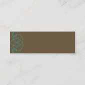 Visite Mini Carte de profil de tatouage (Dos)