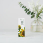 Visite Mini Carte de profil de tournesol (Debout devant)