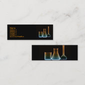 Visite Mini Carte de profil de tubes à essai (Devant / Derrière)