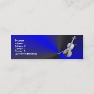Visite Mini Carte de profil de violon