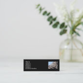 Visite Mini Carte de profil de zèbre (Debout devant)