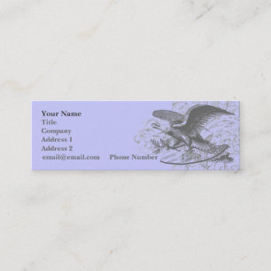 Visite Mini Carte de profil d'Eagle d'Américain