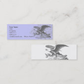 Visite Mini Carte de profil d'Eagle d'Américain (Devant / Derrière)