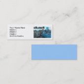 Visite Mini Carte de profil d'horizon de Portland (Devant / Derrière)