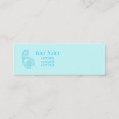 VISITE MINI CARTE DE PROFIL D'IMPRESSION INDIENNE (Dos)