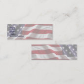 Visite Mini Carte de profil d'indicateur USA (Devant / Derrière)