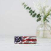 Visite Mini Carte de profil d'indicateur USA #1 (Debout devant)